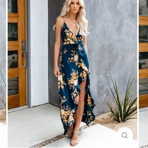 Vici floral maxi dress (hemmed to shorter length)
